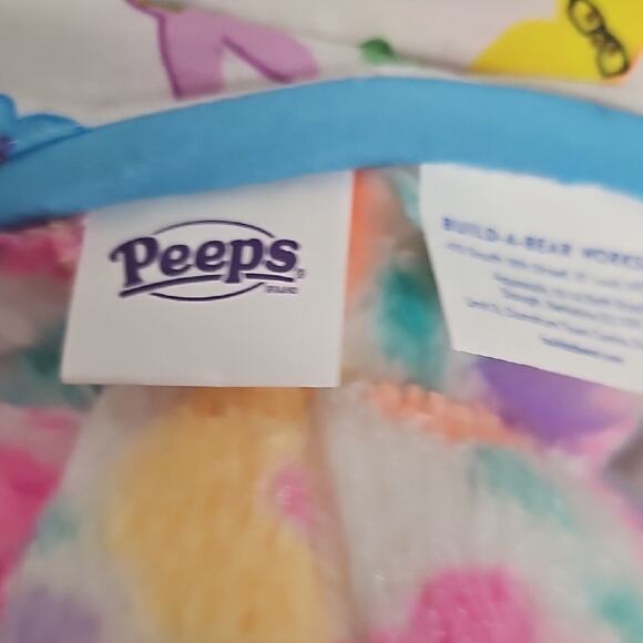 Build-a-Bear 2022 Floral Plush Bunny Original BAB Bunny Peeps Pajamas 16" - Picture 8 of 12